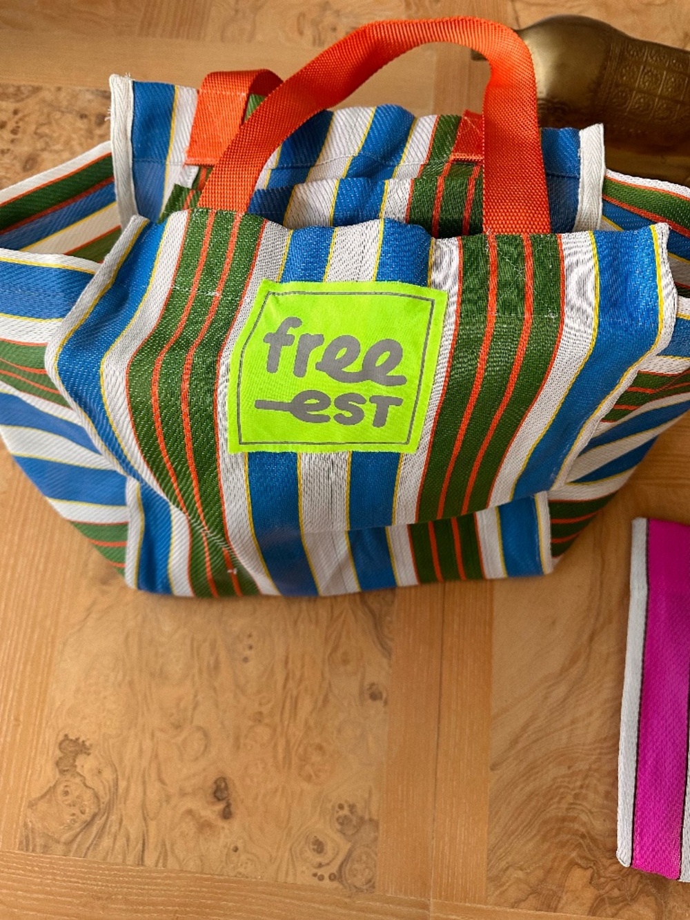 Two Free People free EST tote “shopping/beach bags”.